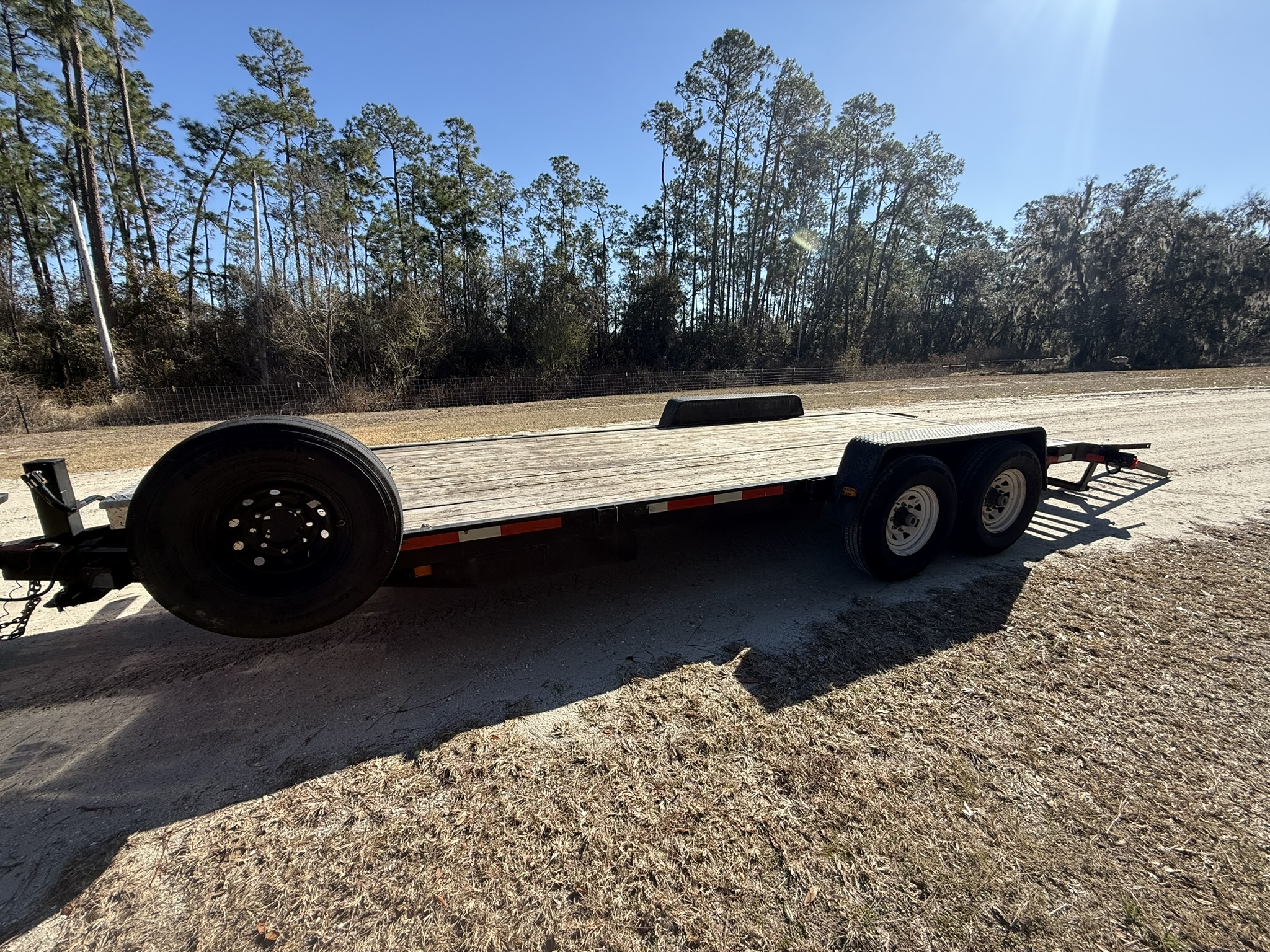 20ft equipment trailer rental in Polk County FL - Carrichi Trailer Co